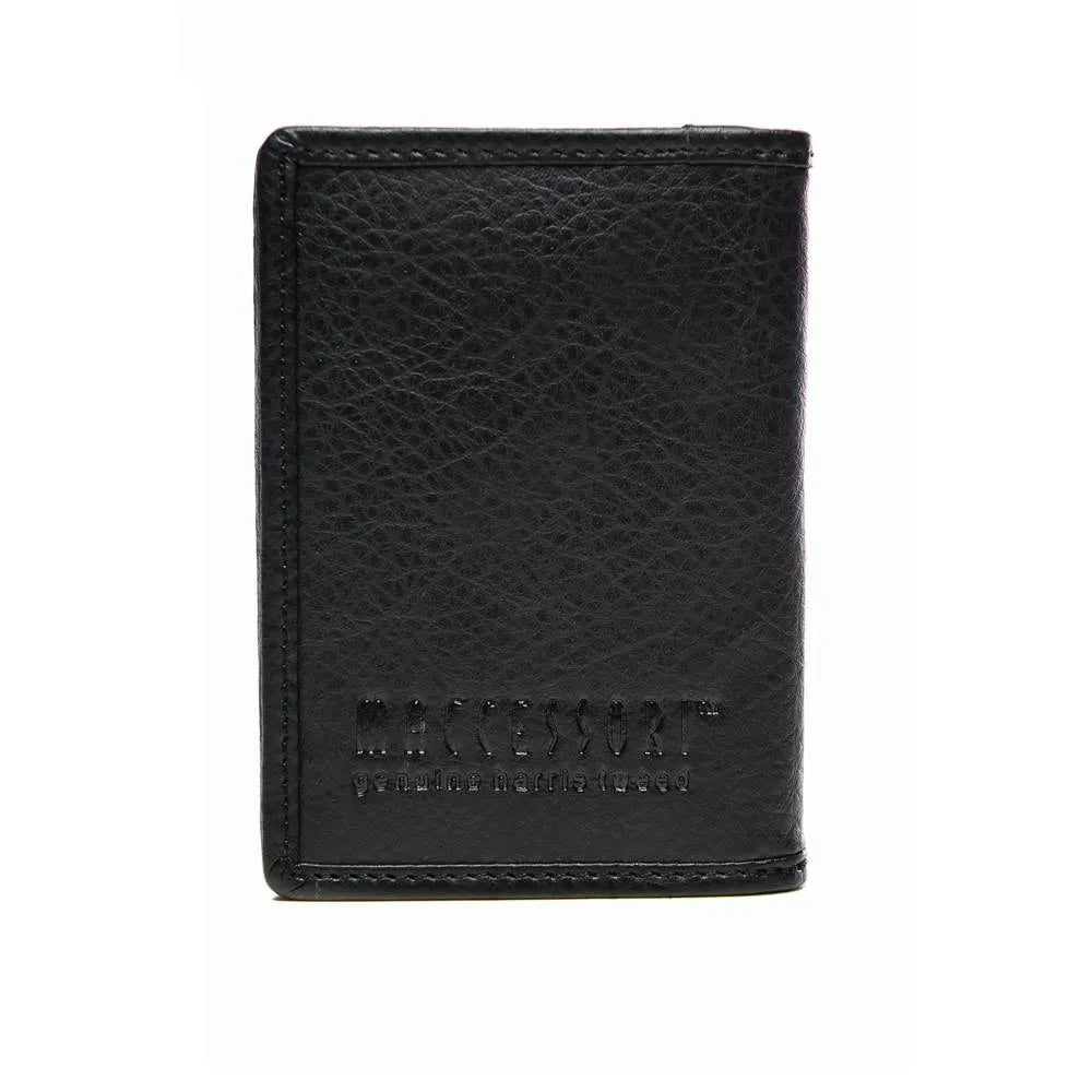 Harris Tweed card holder — compact Scottish gift in a range of Harris Tweed colours — colour close-up
