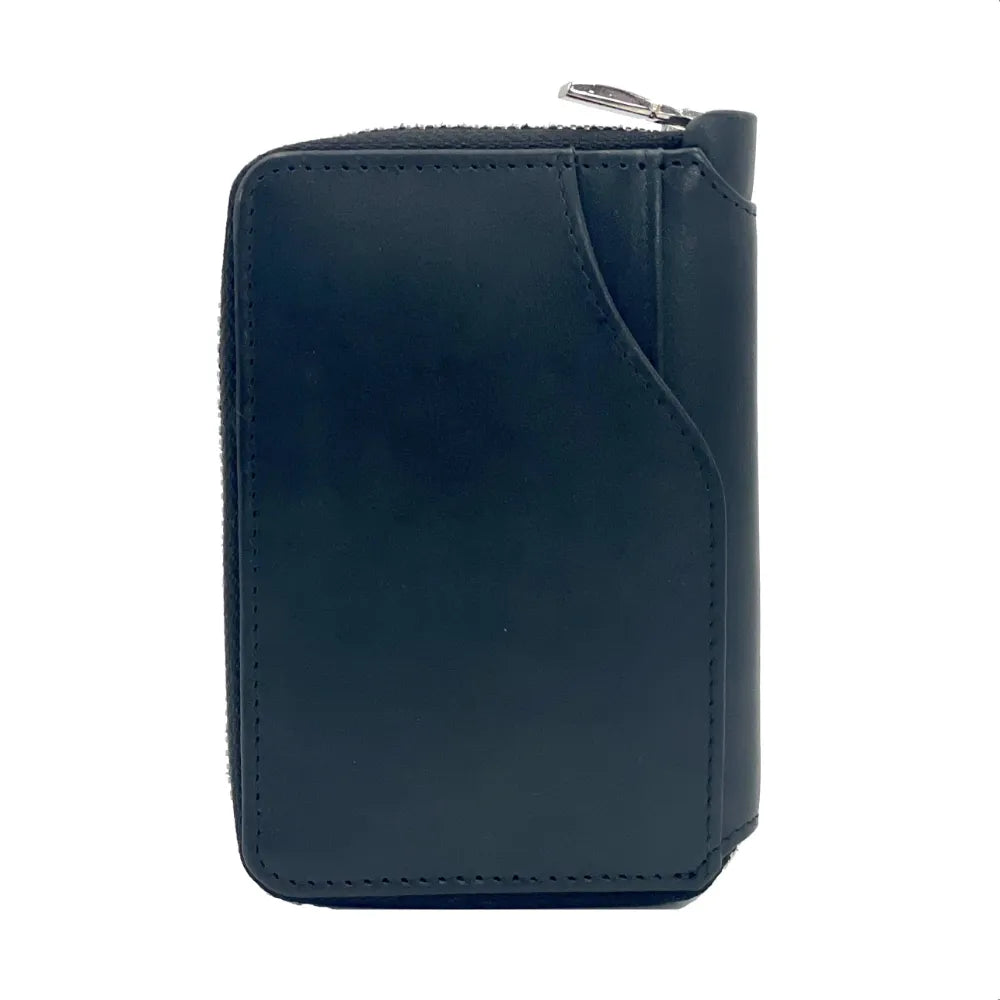 Italian leather zip wallet from Maccessori — quality gift for him or her — styled product shot