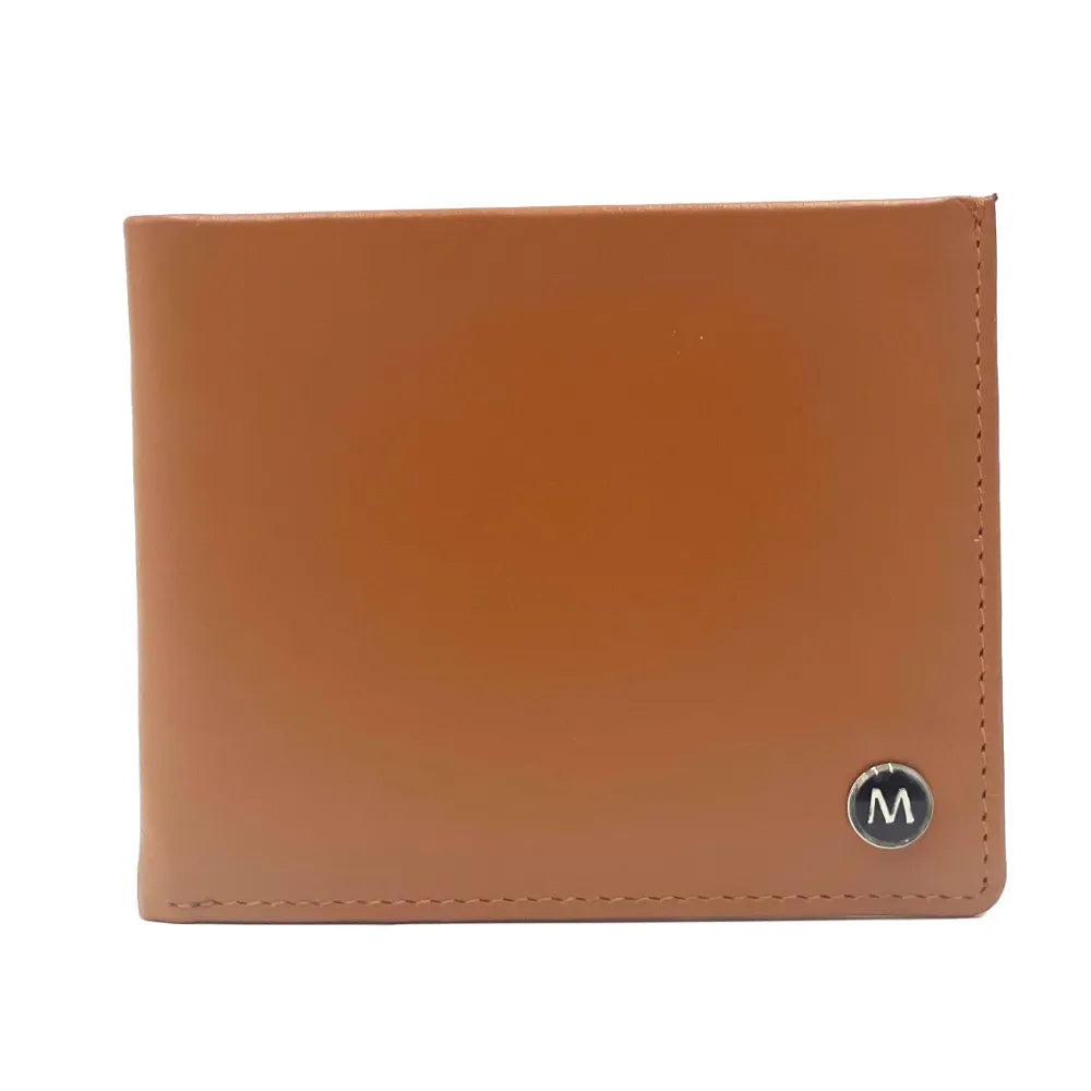 Italian leather slim bifold wallet from Maccessori — stylish gift for men — alternate angle