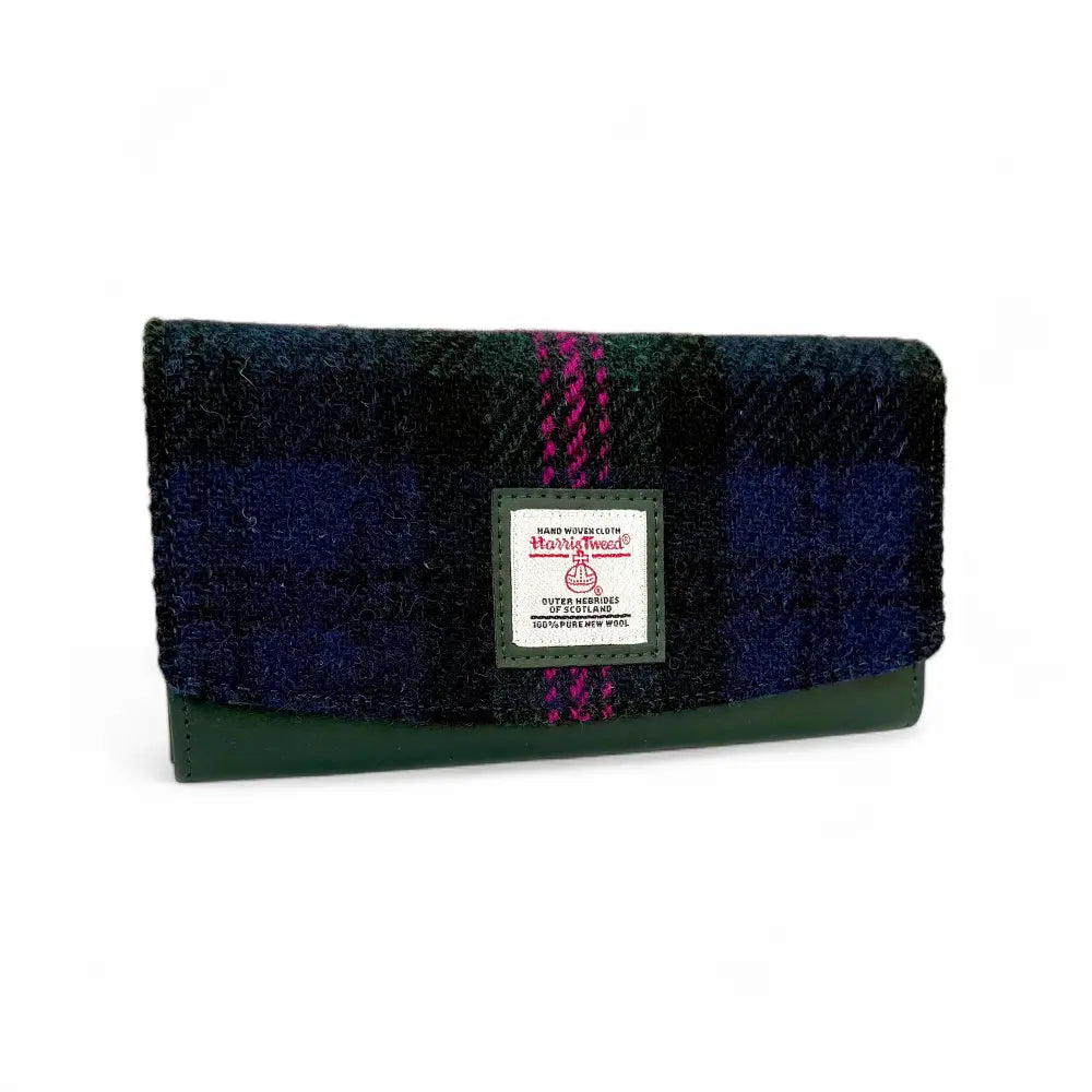 Harris Tweed ladies envelope purse — stylish Scottish gift in a range of Harris Tweed colours — product view