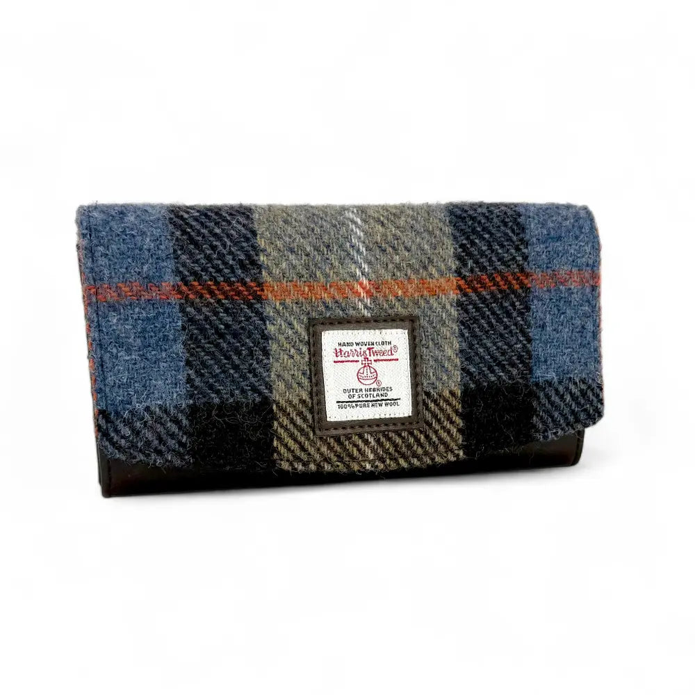 Harris Tweed ladies envelope purse — stylish Scottish gift in a range of Harris Tweed colours — product detail