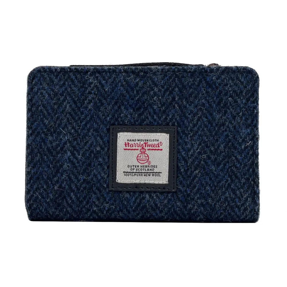 Harris Tweed zip purse — stylish Scottish gift in a range of Harris Tweed colours — colour swatch view