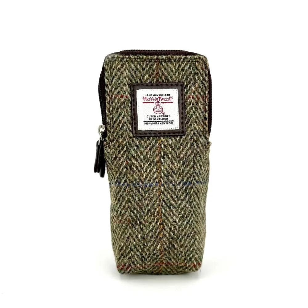 Harris Tweed double glasses case — unique Scottish gift in a range of Harris Tweed colours — styled shot