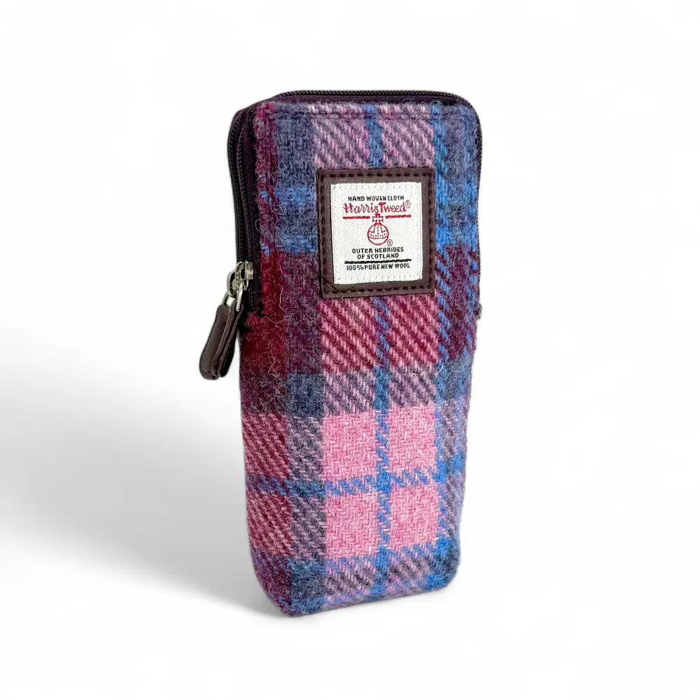 Harris Tweed double glasses case — unique Scottish gift in a range of Harris Tweed colours — product view