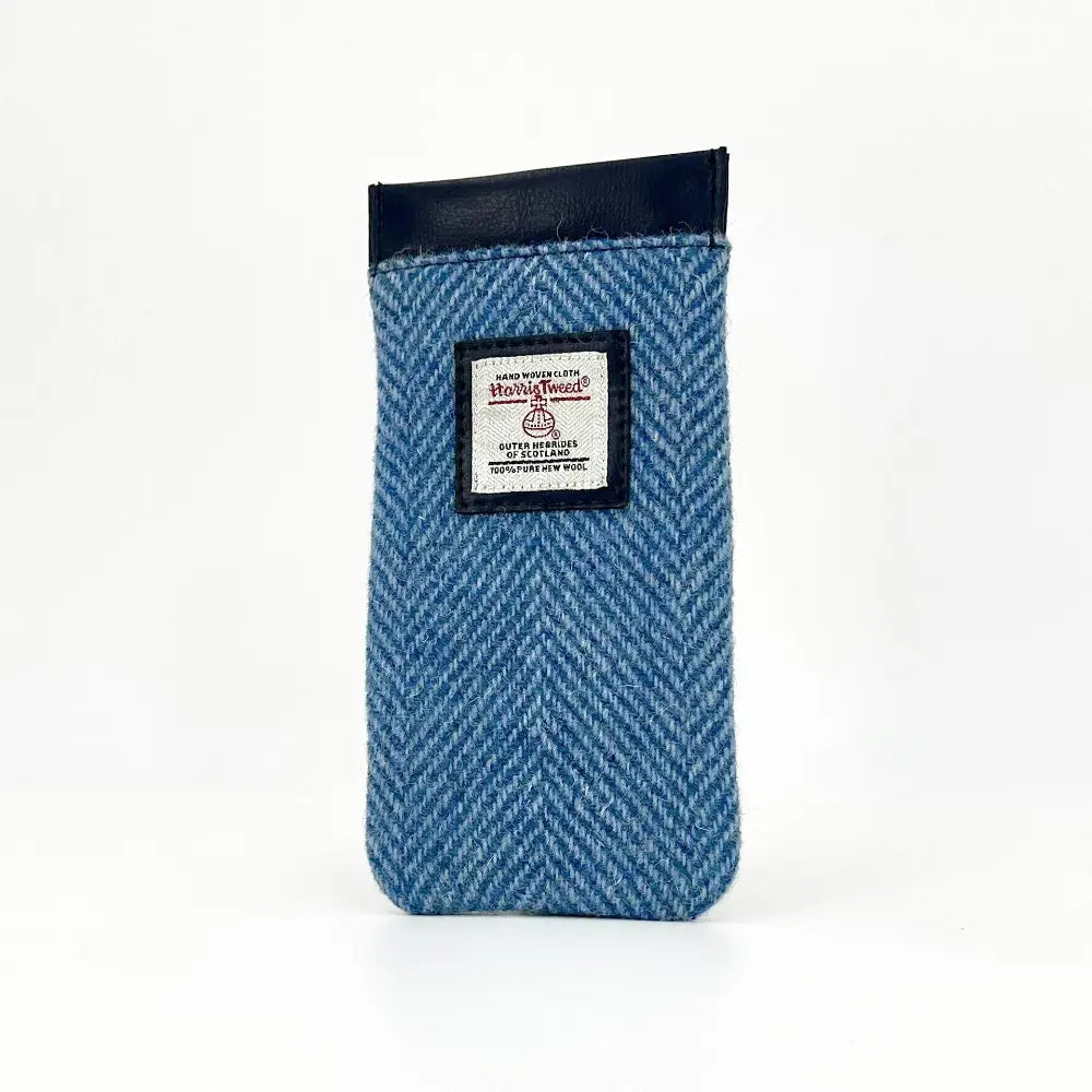 Harris Tweed glasses case — practical Scottish gift in a range of Harris Tweed colours — product lifestyle