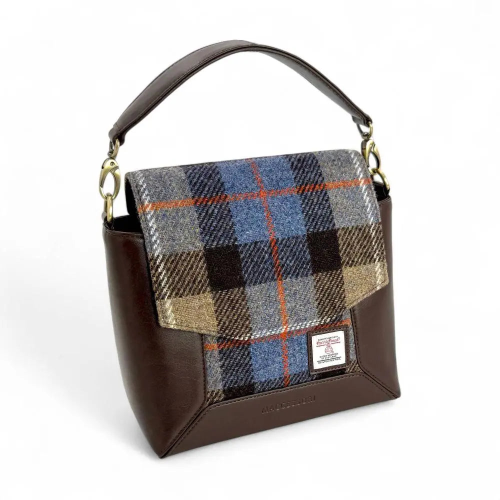 Harris Tweed Highland messenger bag — classic Scottish gift in a range of Harris Tweed colours — product view
