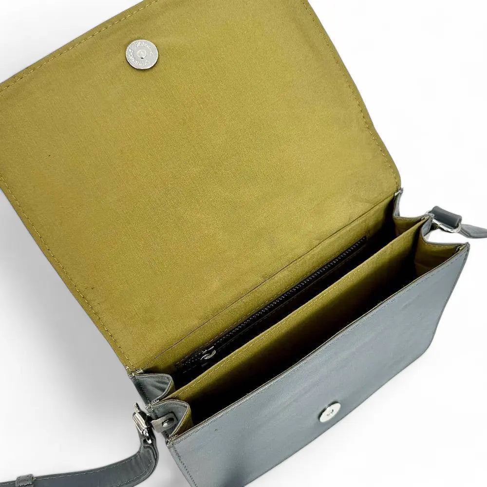 Harris Tweed quilt shoulder bag — textured Scottish gift in a range of Harris Tweed colours — styled product shot