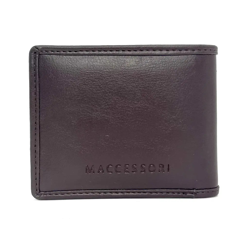 Harris Tweed bifold wallet — stylish Scottish gift for men in a range of Harris Tweed colours — colour close-up