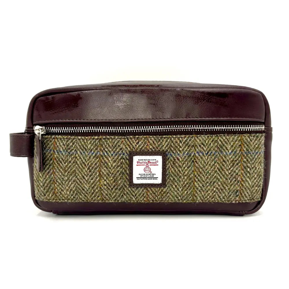 HARRIS TWEED WASH BAG