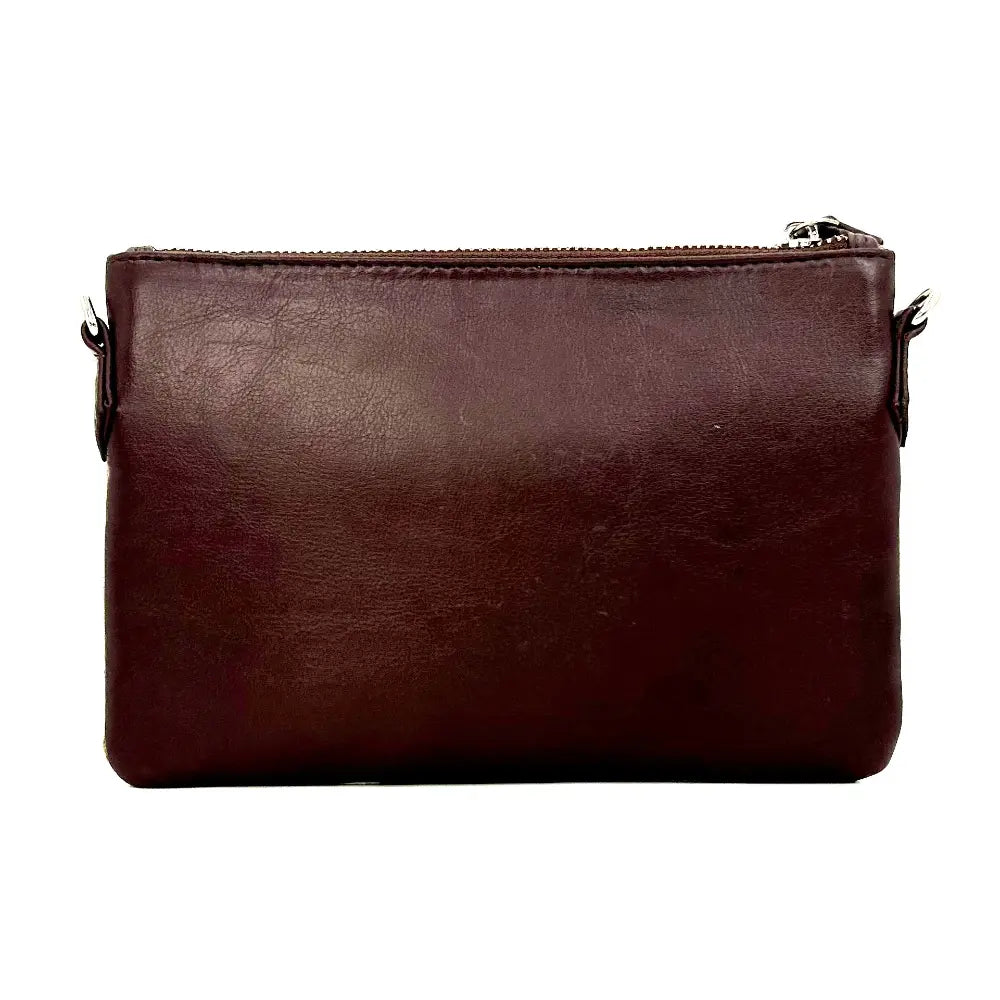 Harris Tweed zip purse bag — compact Scottish gift in a range of Harris Tweed colours — alternate angle