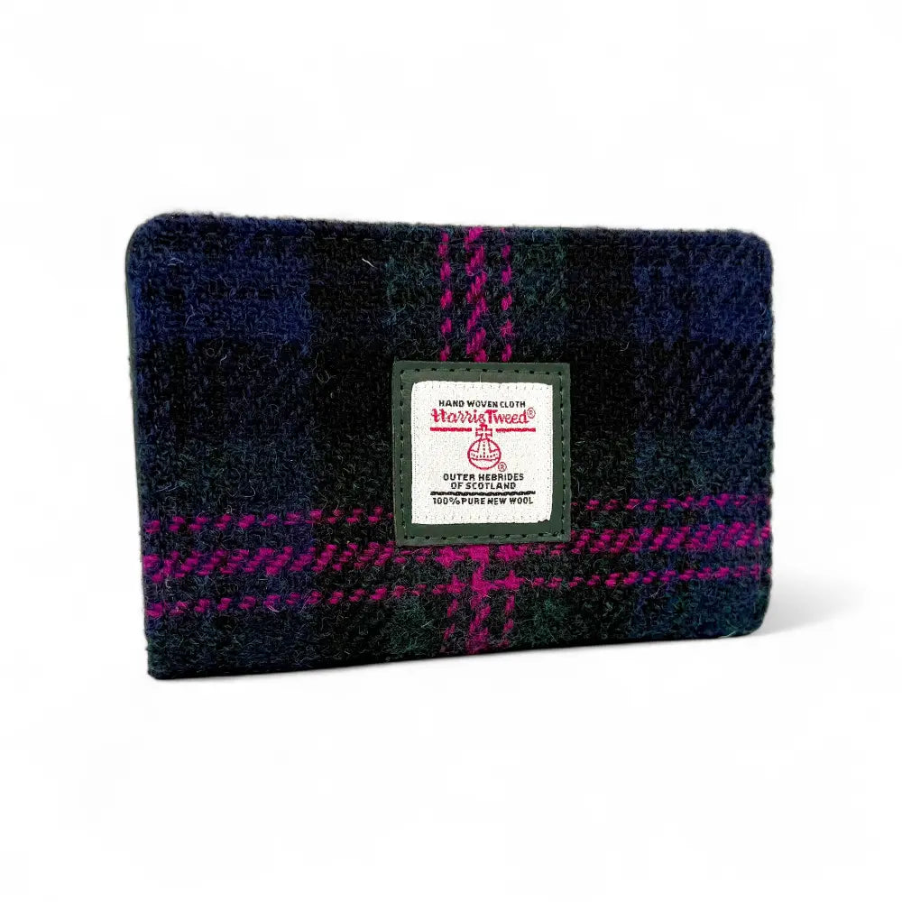 Harris Tweed zip purse — stylish Scottish gift in a range of Harris Tweed colours — product lifestyle