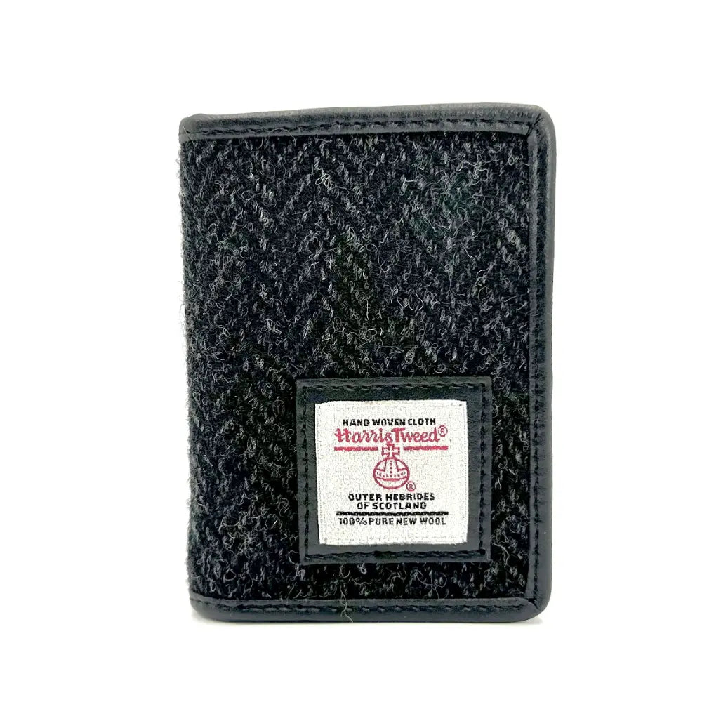 Harris Tweed card holder — compact Scottish gift in a range of Harris Tweed colours — colour swatch view