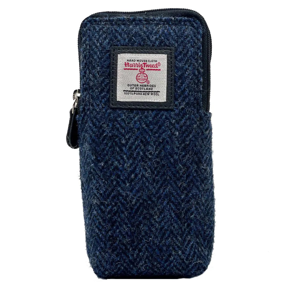 Harris Tweed double glasses case — unique Scottish gift in a range of Harris Tweed colours — lifestyle shot
