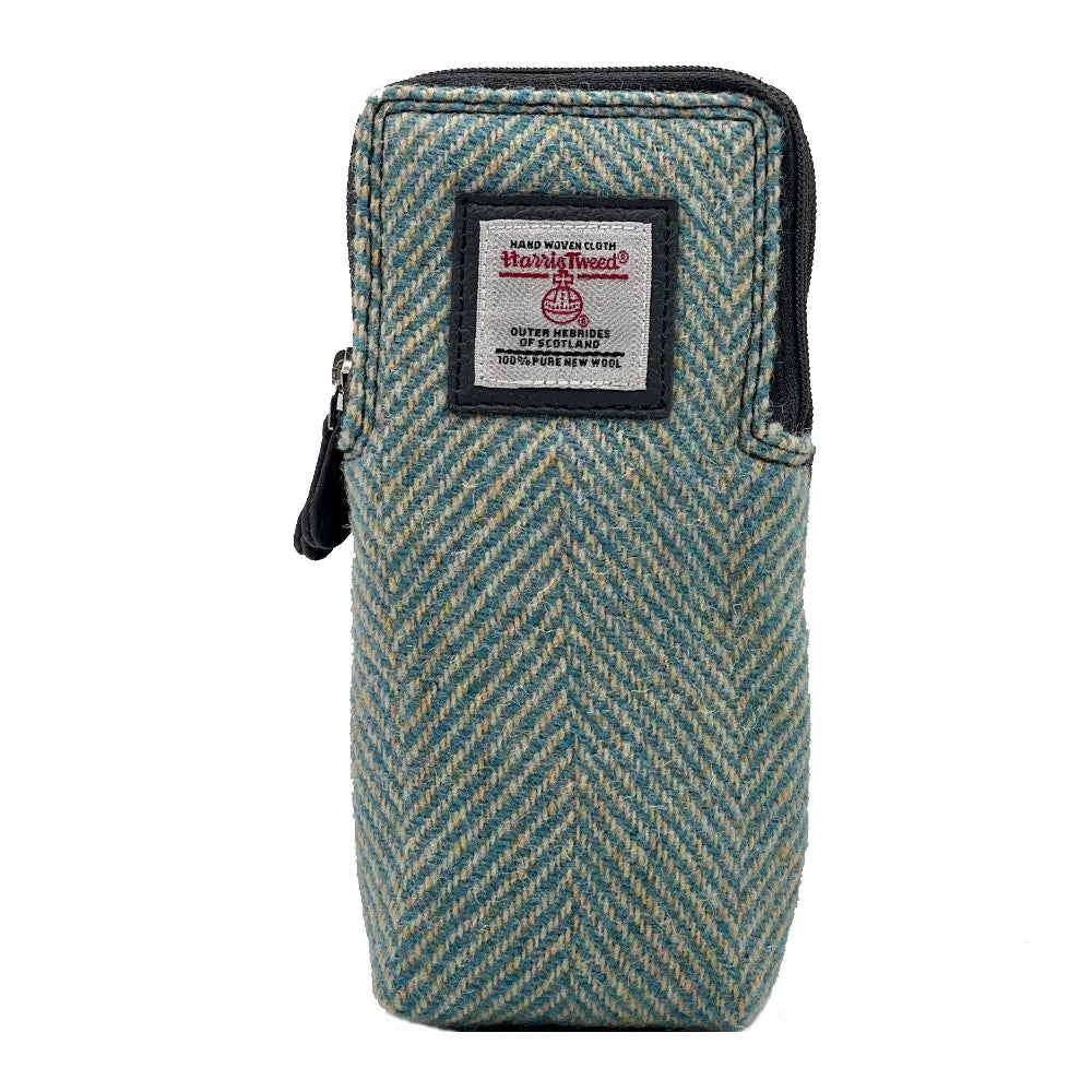 Harris Tweed double glasses case — unique Scottish gift in a range of Harris Tweed colours — product detail