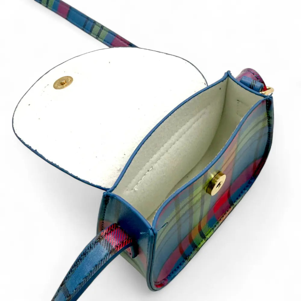 wee sporran bag — children's Scottish gift — flat lay
