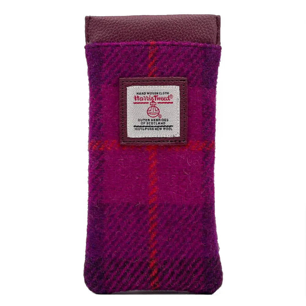 Harris Tweed glasses case — practical Scottish gift in a range of Harris Tweed colours — product view