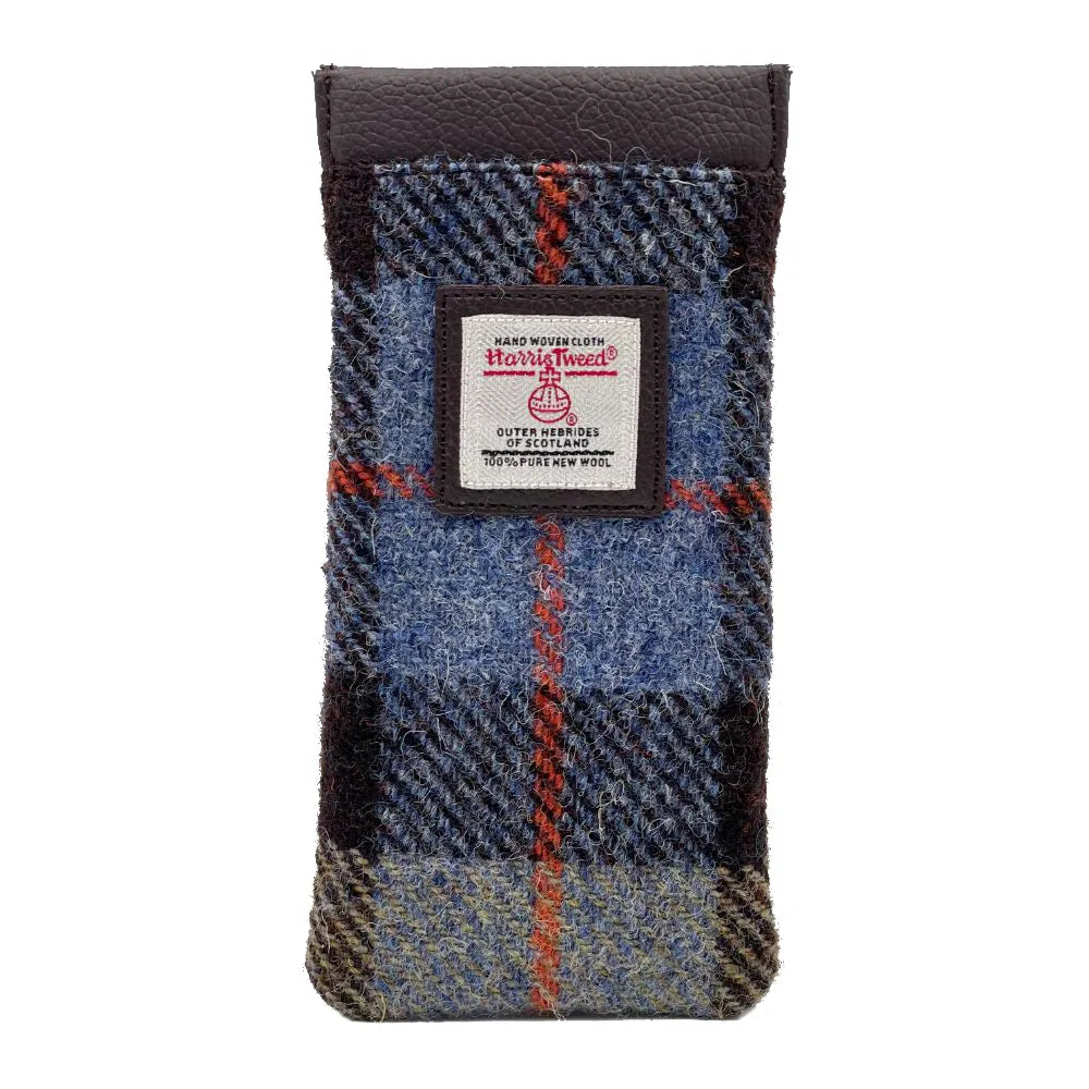 Harris Tweed glasses case — practical Scottish gift in a range of Harris Tweed colours — alternate angle
