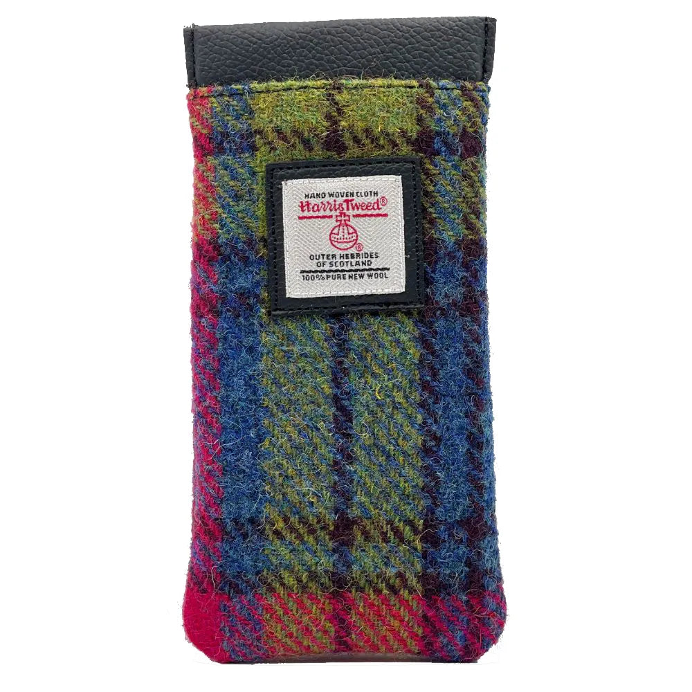 Harris Tweed glasses case — practical Scottish gift in a range of Harris Tweed colours — lifestyle shot