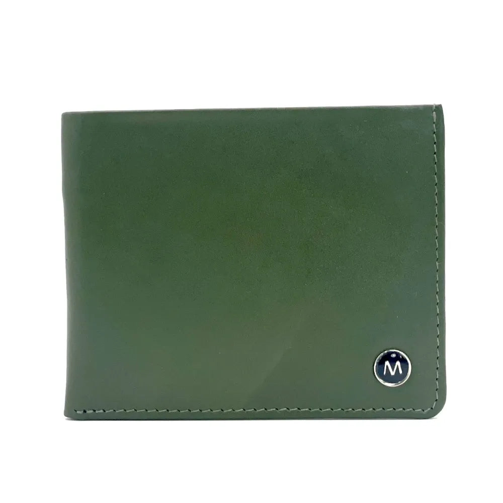 Italian leather slim bifold wallet from Maccessori — stylish gift for men — colour swatch view