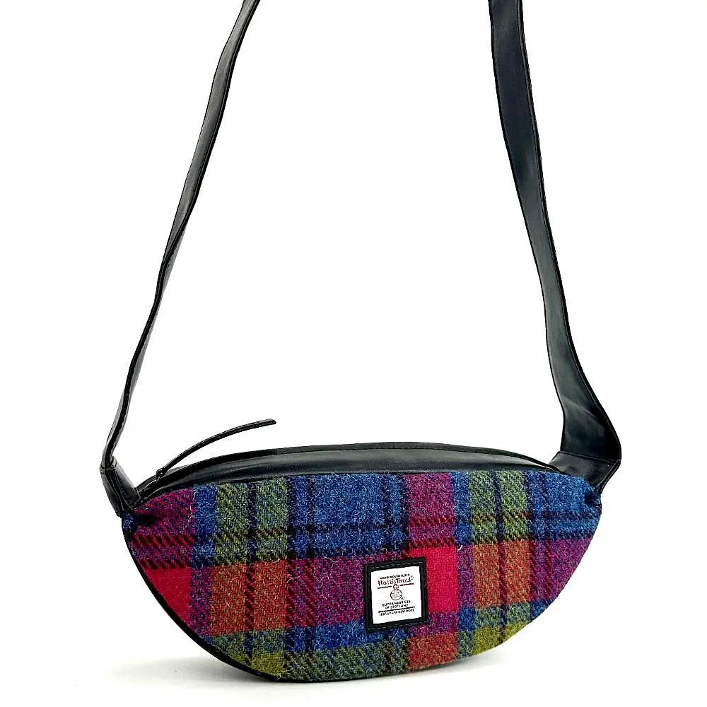 SLING BAG - Blue/Pink Check image