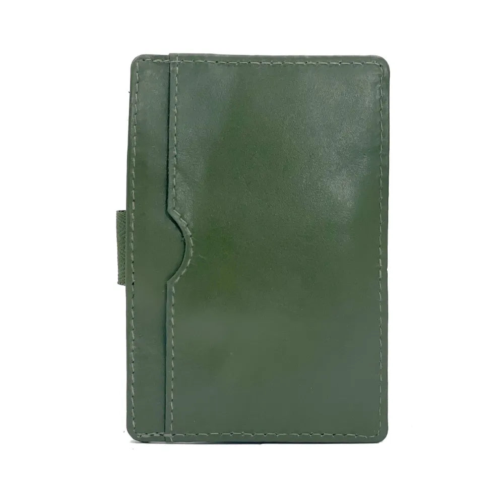 Italian leather card holder from Maccessori — sleek gift for him or her — detail view