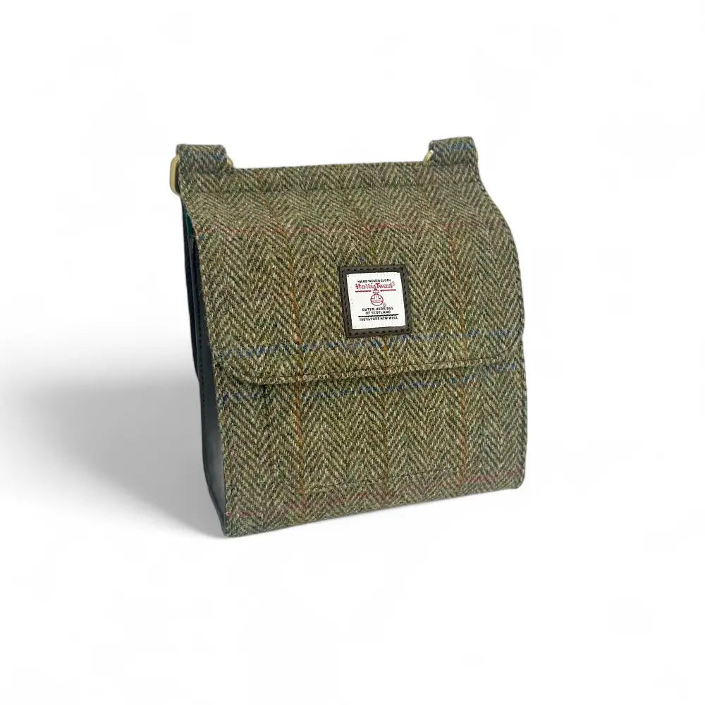 Harris Tweed medium satchel — classic Scottish gift in a range of Harris Tweed colours — product view