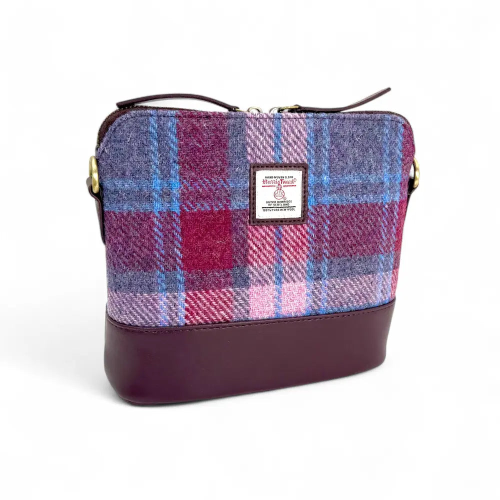 Harris Tweed square shoulder bag — chic Scottish gift in a range of Harris Tweed colours — colour swatch view