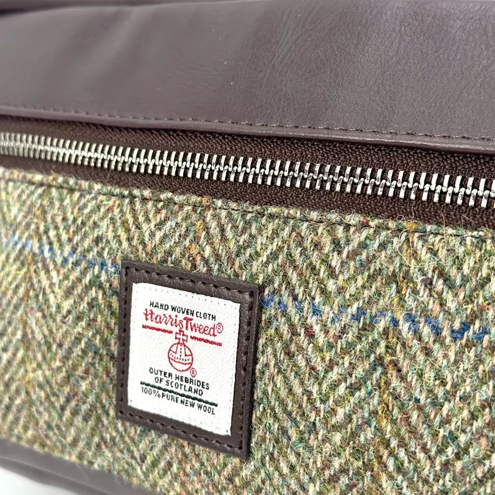 HARRIS TWEED WASH BAG