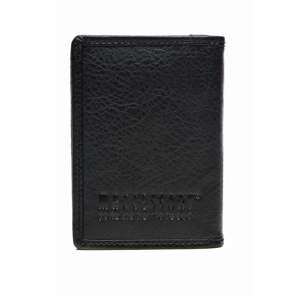 reverse slim Card Holder Wallet for men in vegan leather