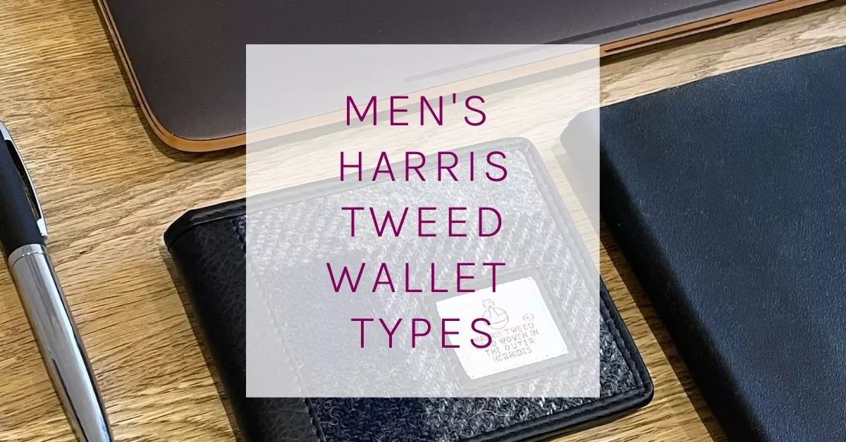 Men's Wallet Types Harris Tweed