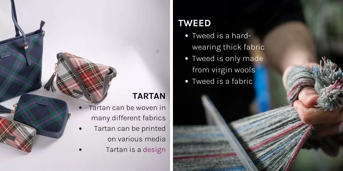 Tweed and Tartan - what is the difference?