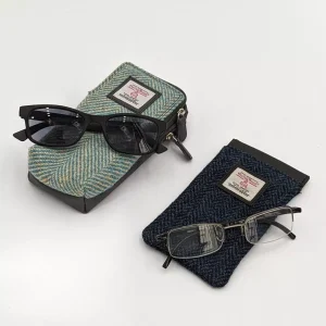 Harris Tweed Glasses Cases, double glasses case and glasses case