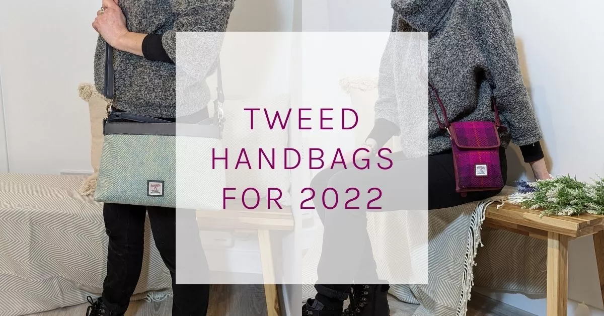 Tweed Handbags for 2022 - Large Shoulder Bag and Mini Crossbody Bag