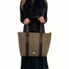 Large Shopper Bag with Zip