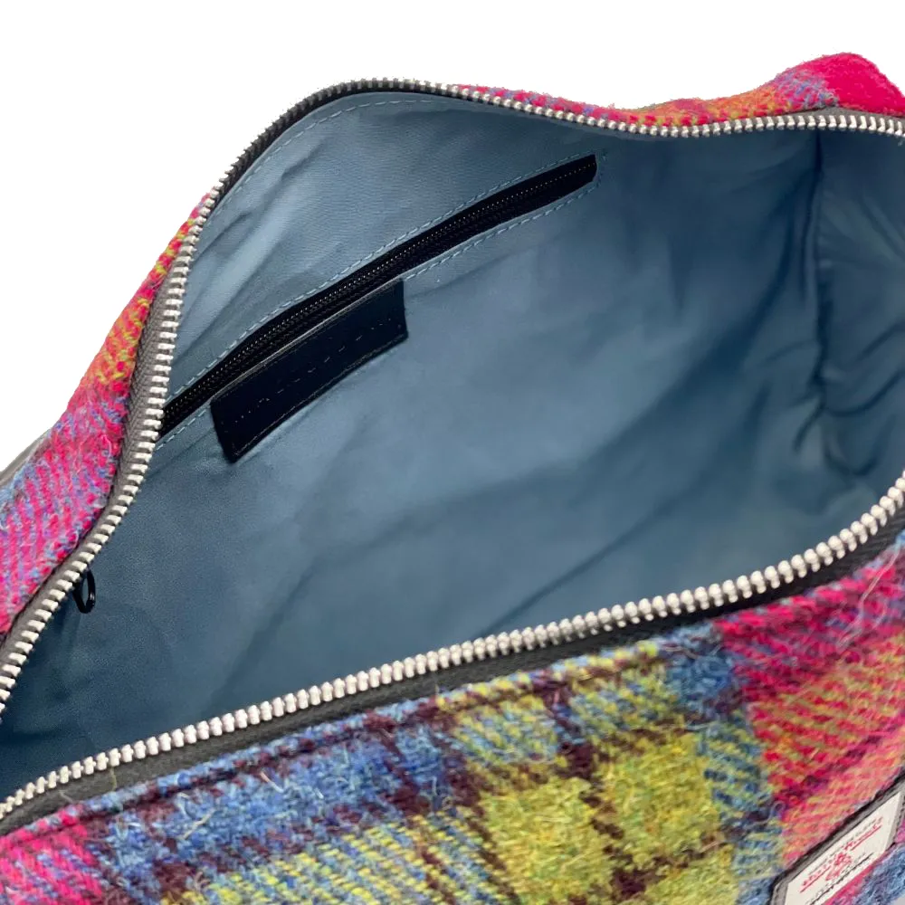 Zip pocket inside mini bowling bag handbag