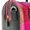 Mini Bowler Handbag with zip and removable strap