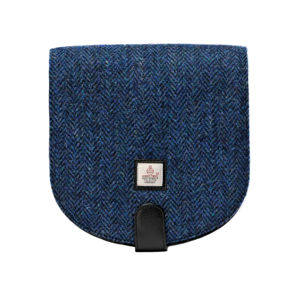Blue Crossbody Bag with long adjustable shoulder strap