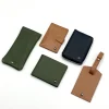 Italian Leather Collection featuring glasses case, card holder, zip wallet, slim bifold wallet and luggage tag