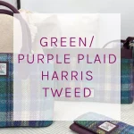 New Harris Tweed colour for 2023 - Green/Purple Plaid