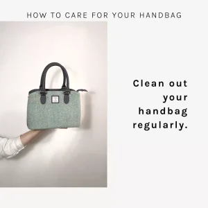How to care for your handbag - clean out your handbag regularly.