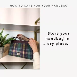 How to care for your handbag - Store your handbag in a dry place.