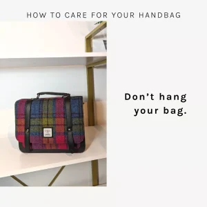How to care for your handbag - don't hang your bag.