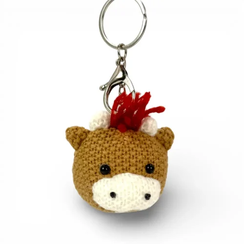 Alfie Highland Coo Keychain